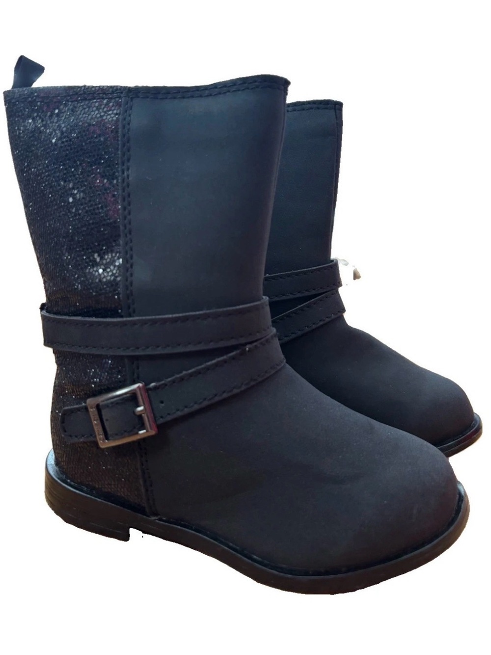 Carter's Toddler Girls Tatiana Riding Boots Size 6 Toddler, Black